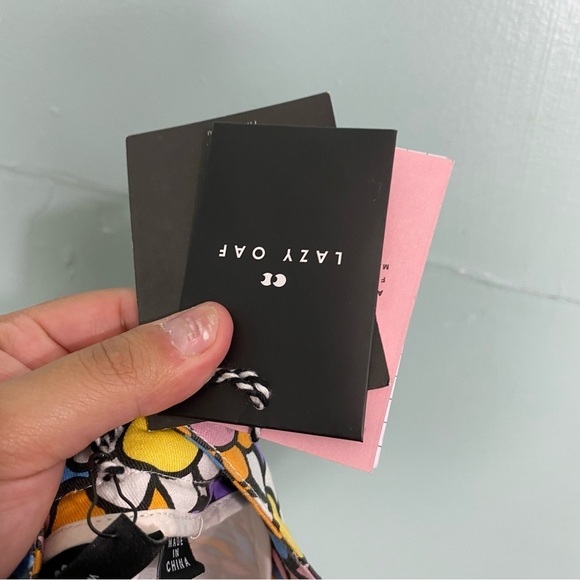 Lazy Oaf Floral Pants Sz UK‎ 10, US 6 All Over Flowers Peggy - Picture 4 of 5